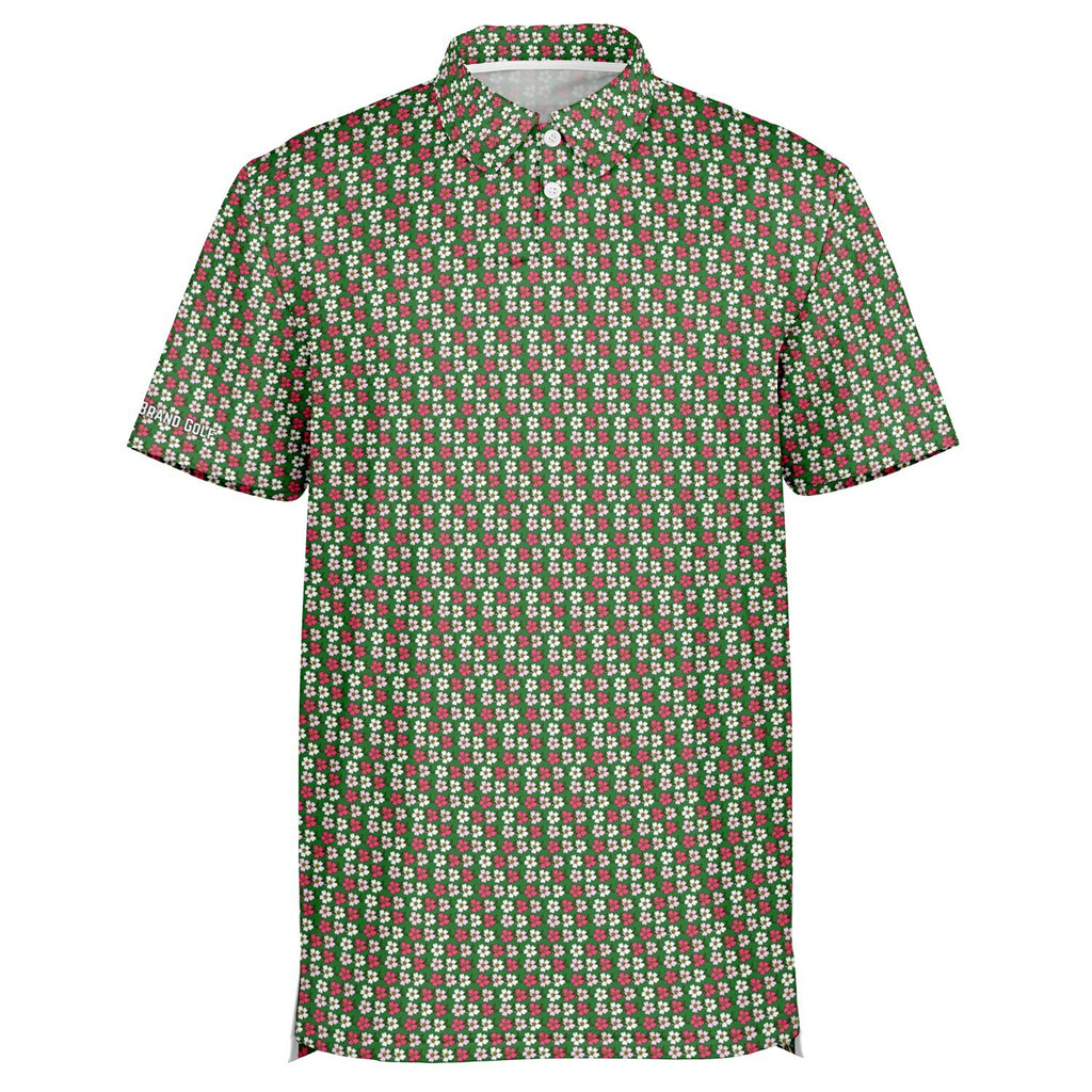 Men’s Colored Peonies + State Seal Polo