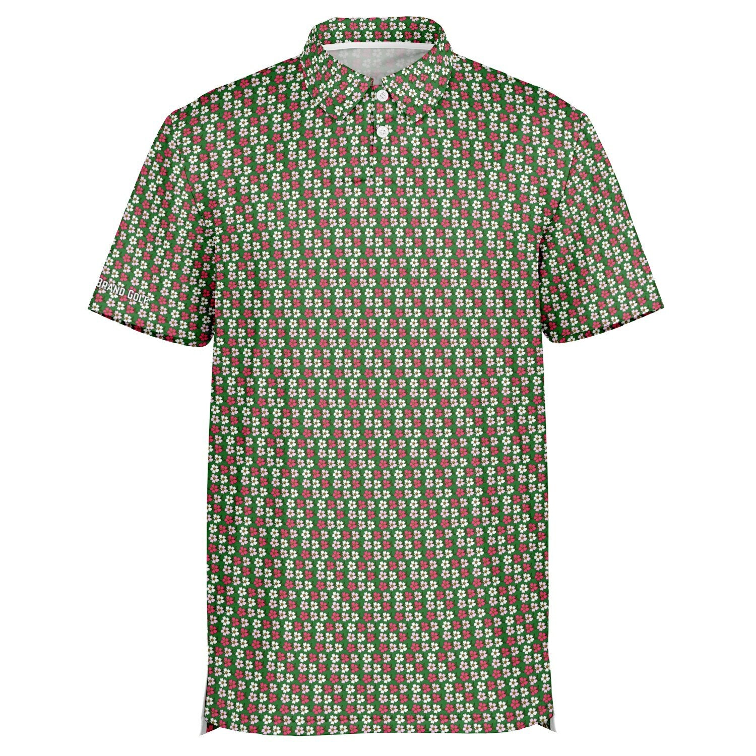 Men’s Colored Peonies + State Seal Polo