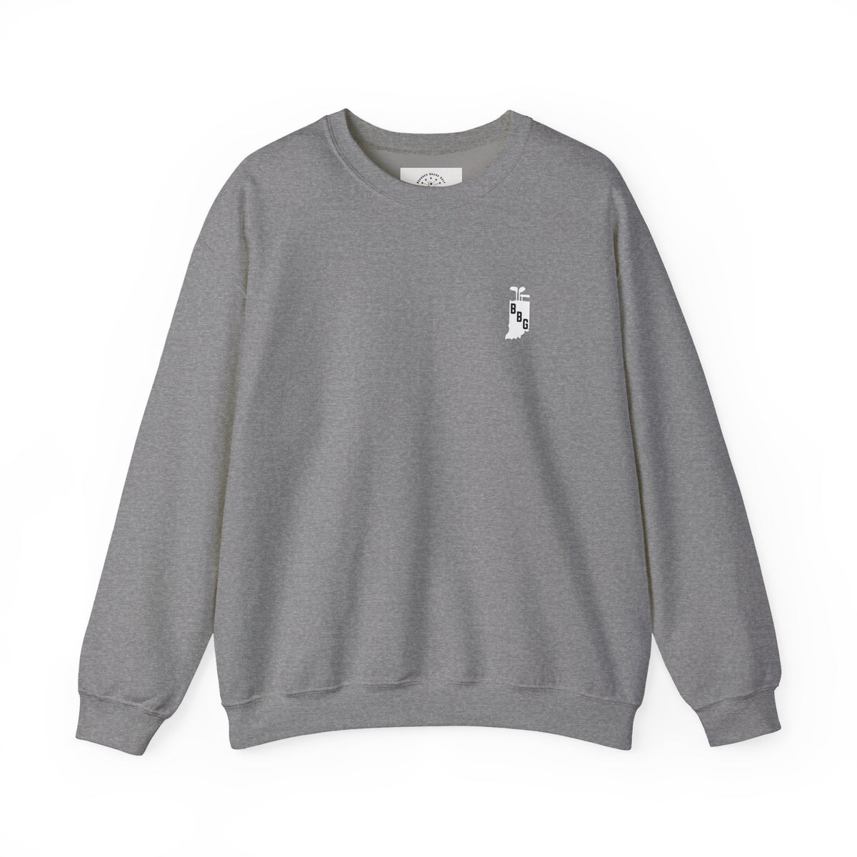 Primary White Logo Crewneck Sweatshirt