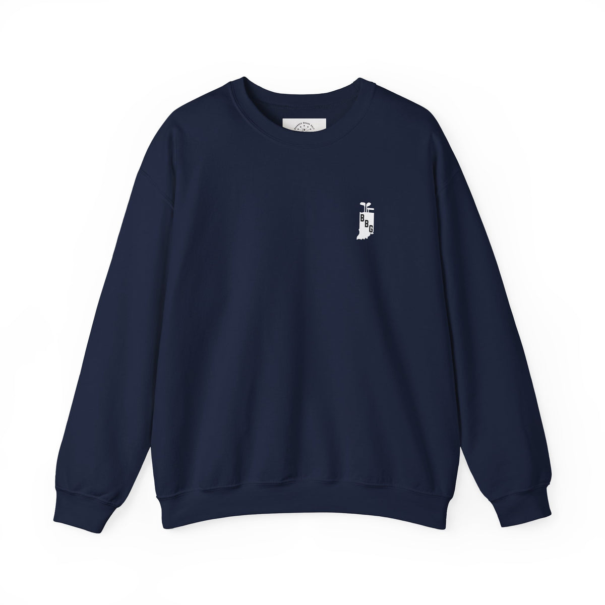 Primary White Logo Crewneck Sweatshirt