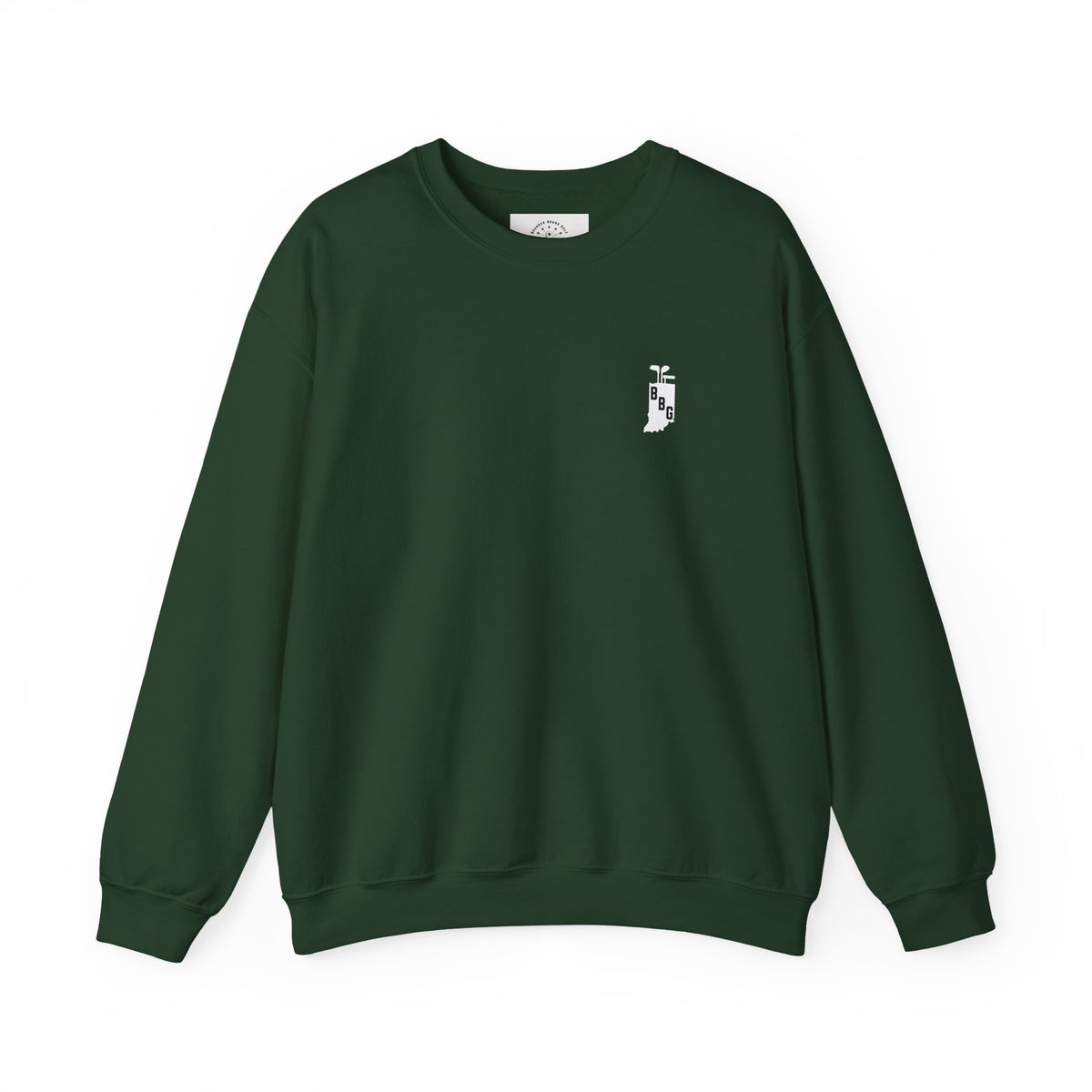 Primary White Logo Crewneck Sweatshirt