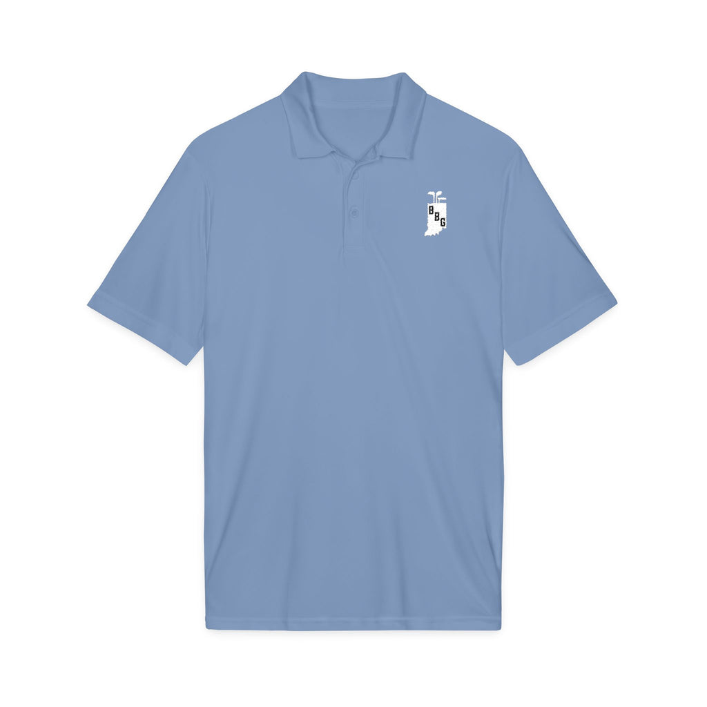 Men's Primary White Logo Polo