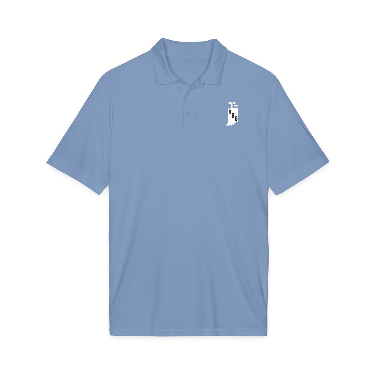 Men's Primary White Logo Polo