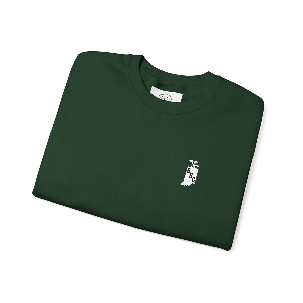Primary White Logo Crewneck Sweatshirt