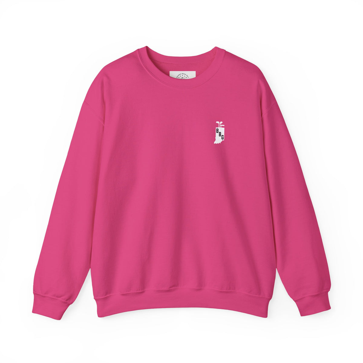 Primary White Logo Crewneck Sweatshirt