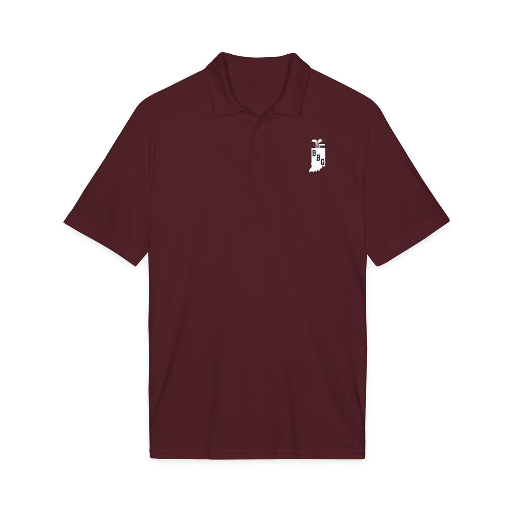 Men's Primary White Logo Polo