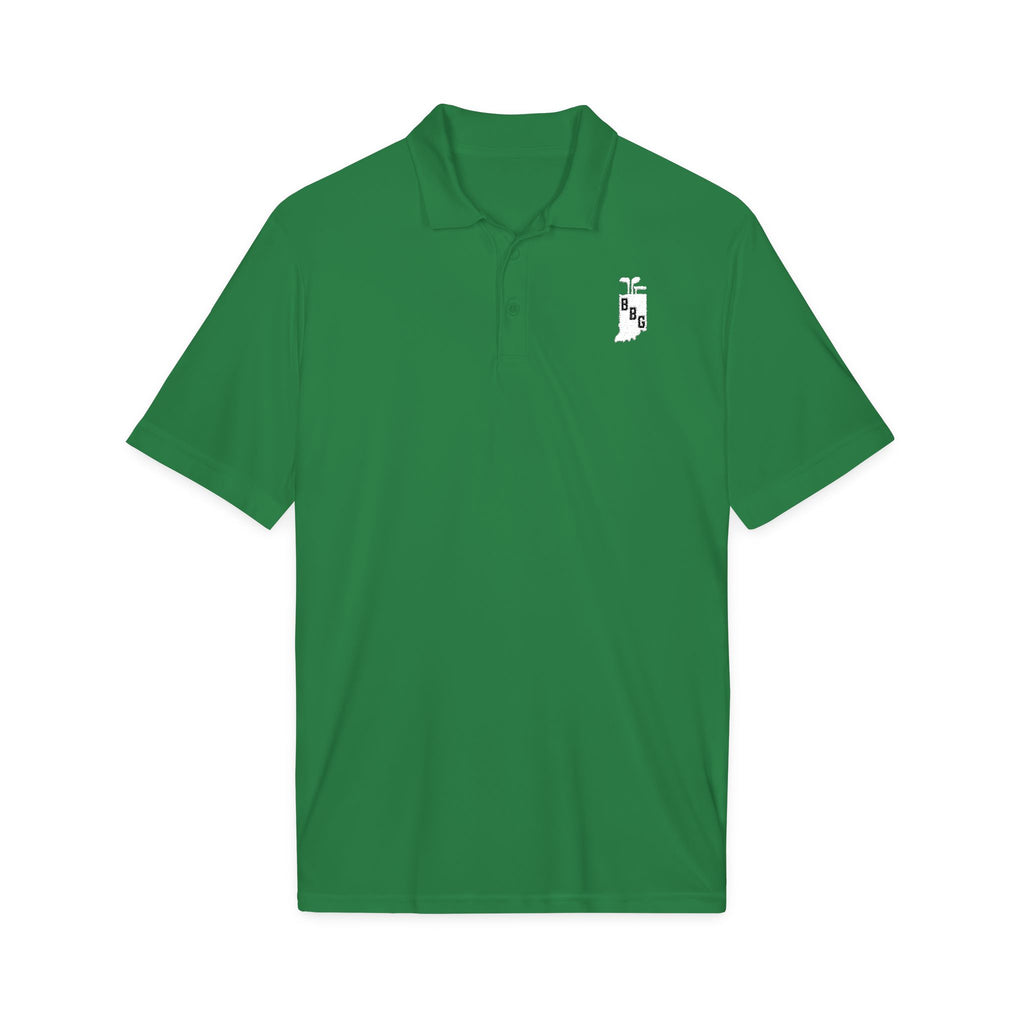 Men's Primary White Logo Polo