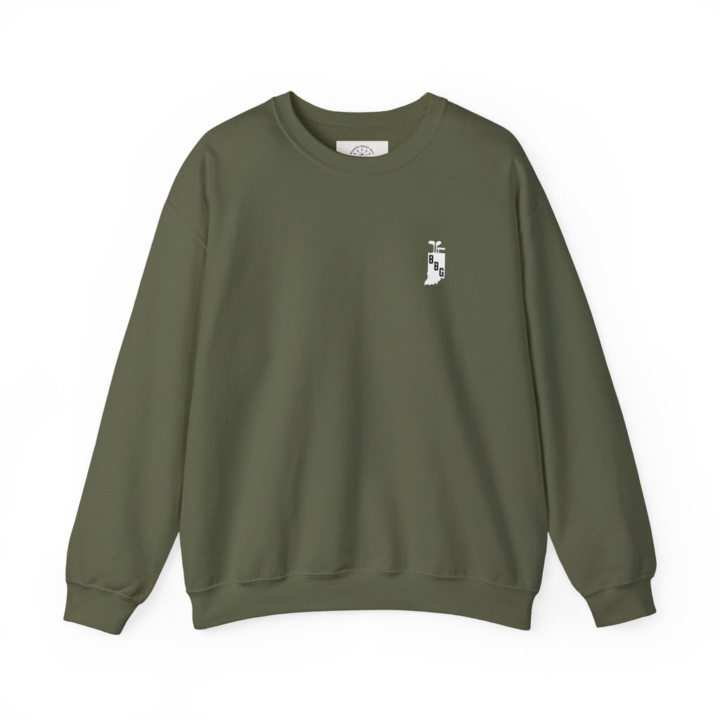 Primary White Logo Crewneck Sweatshirt