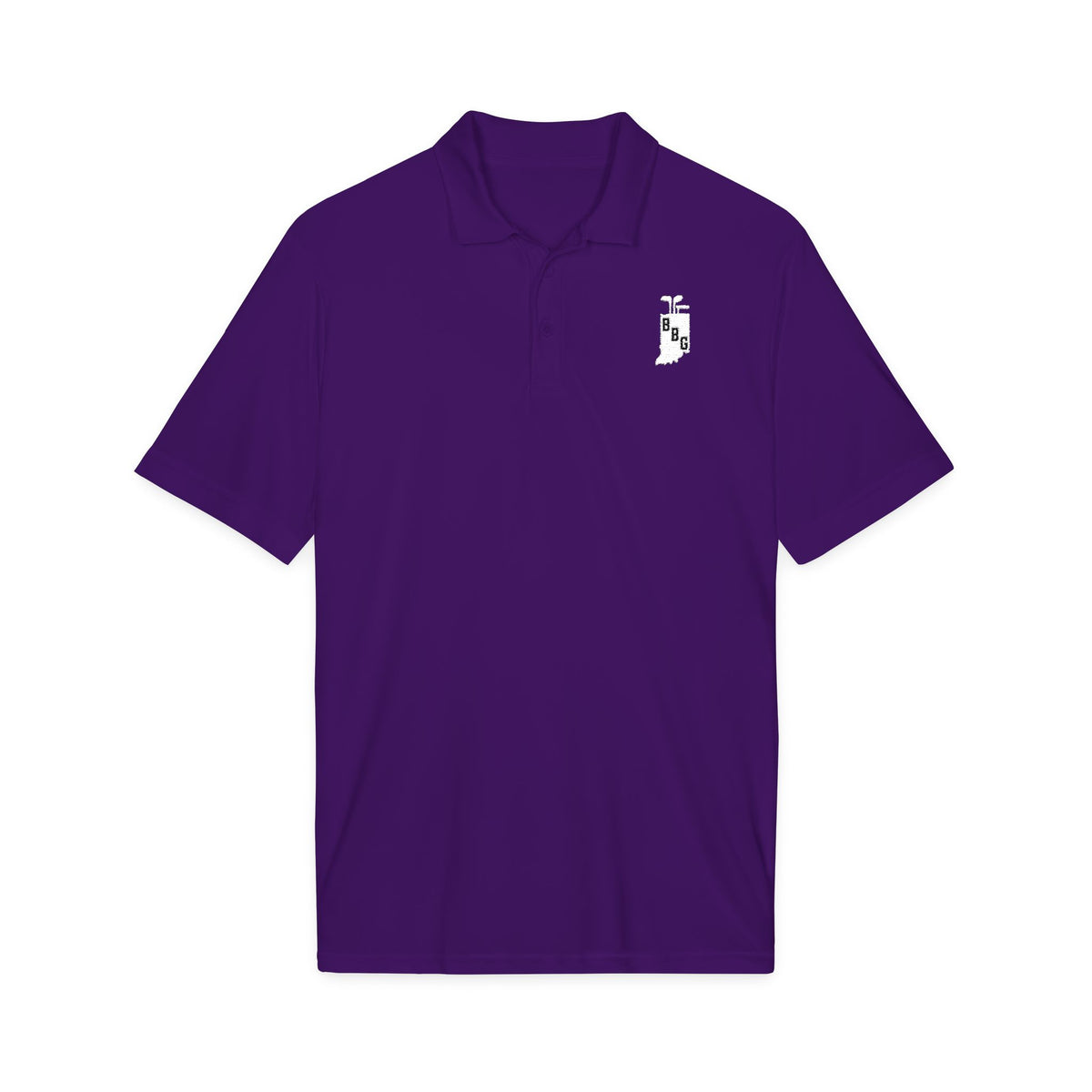 Men's Primary White Logo Polo