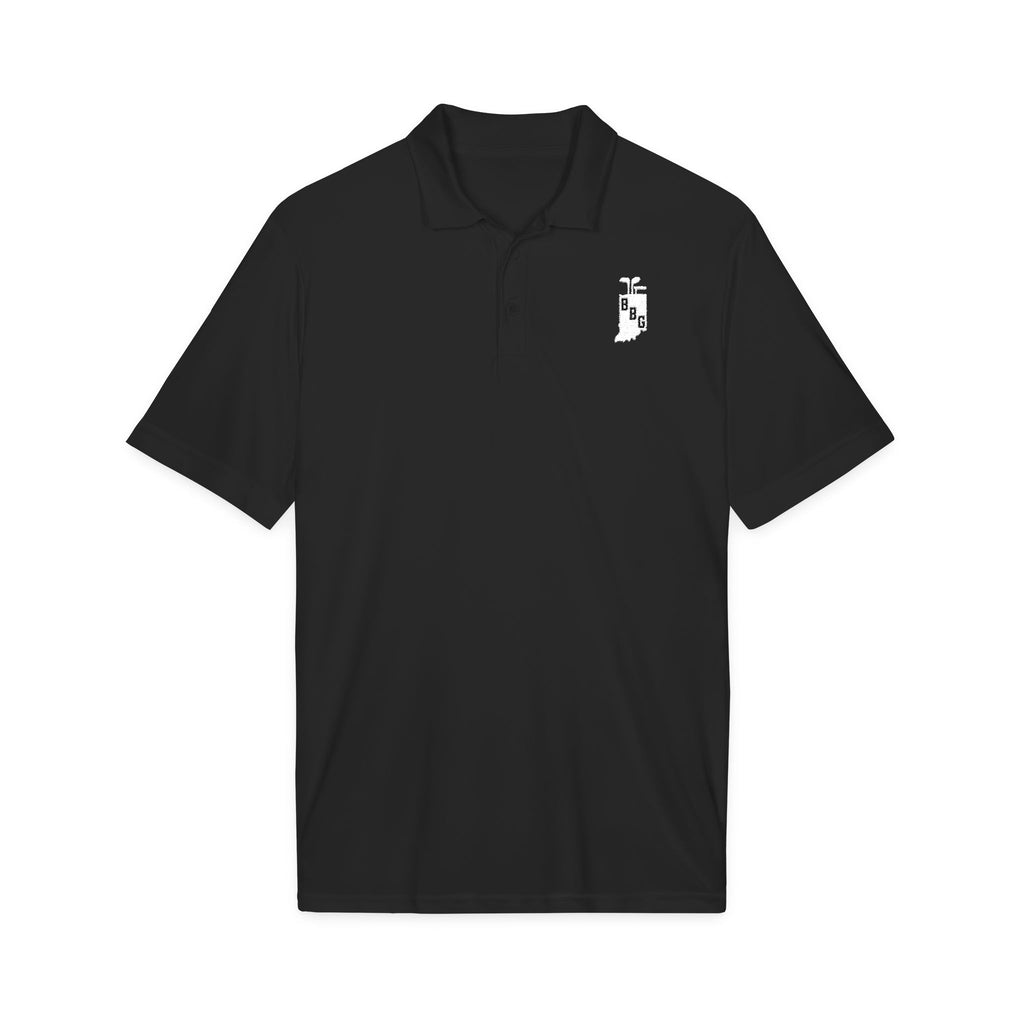 Men's Primary White Logo Polo
