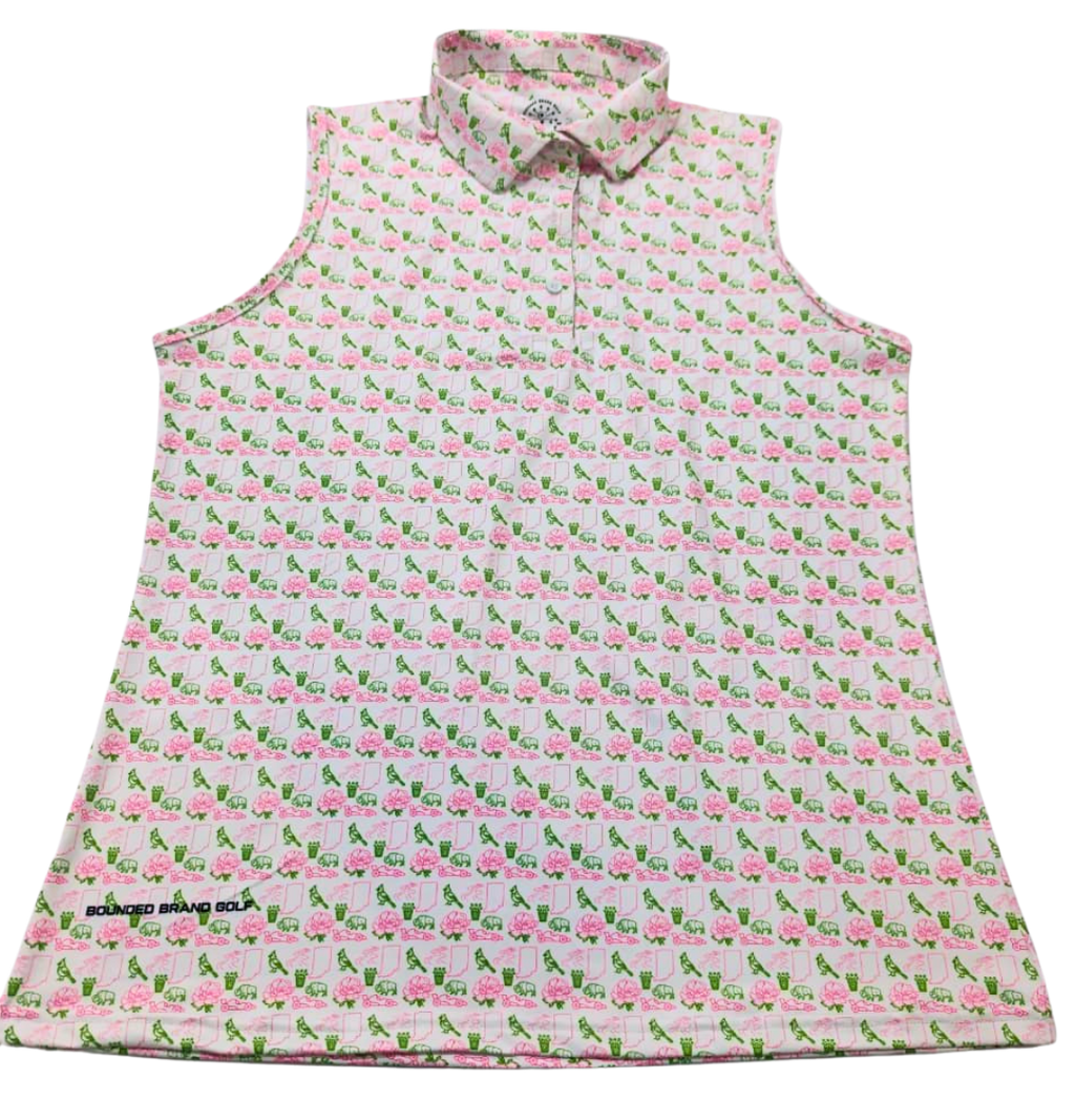 Women's Peony + Indiana Polo
