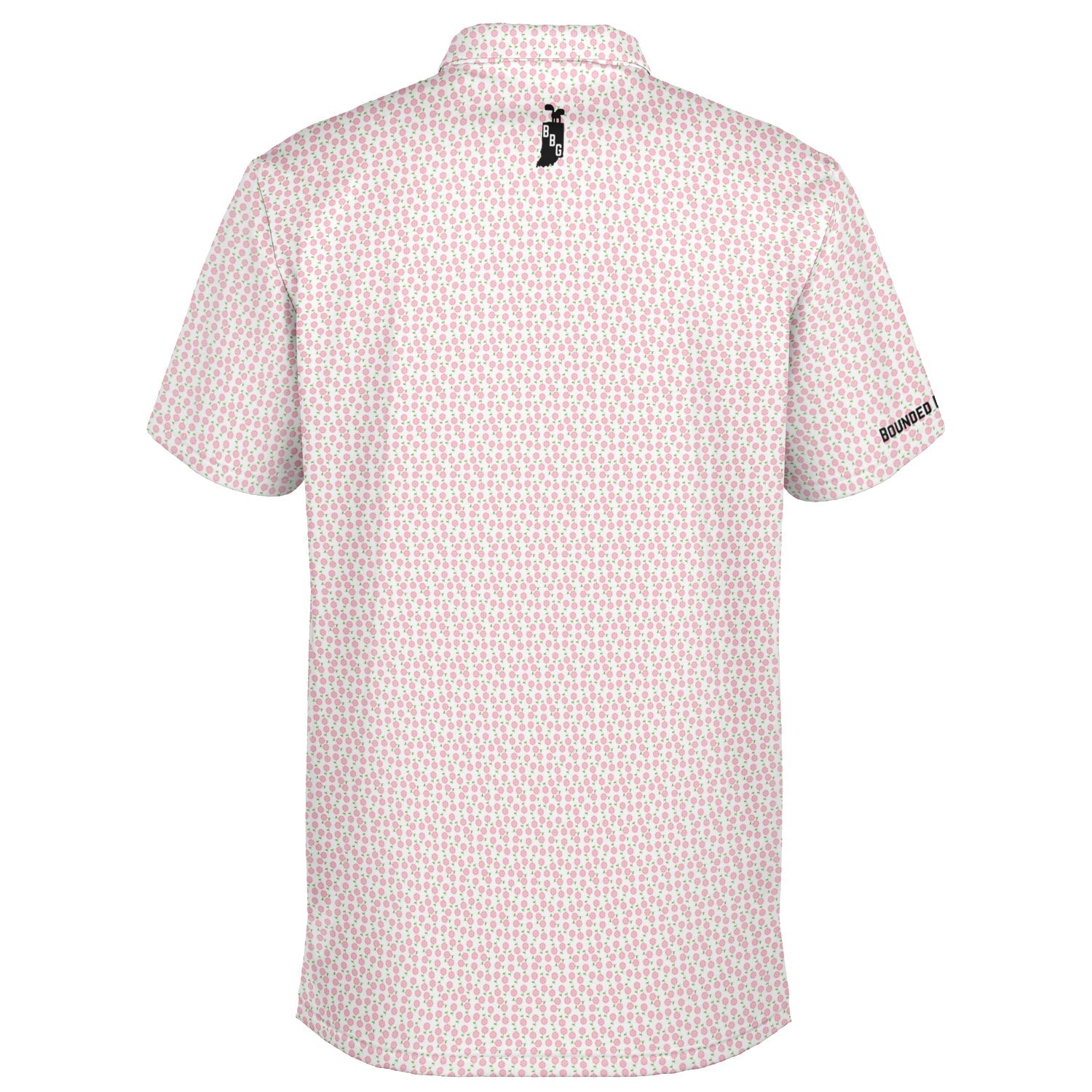 Men’s Pink Peonies Polo 2.0