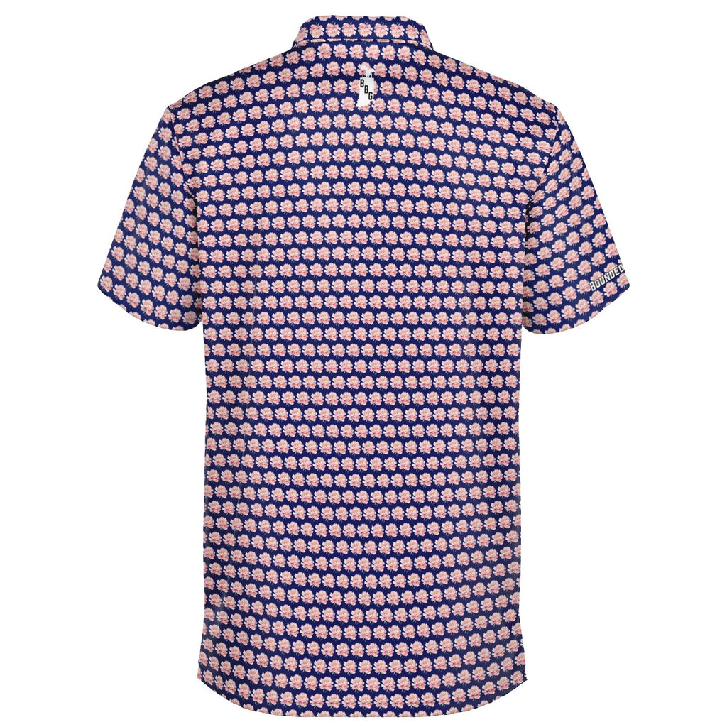 Men’s Peony + State Flag Polo