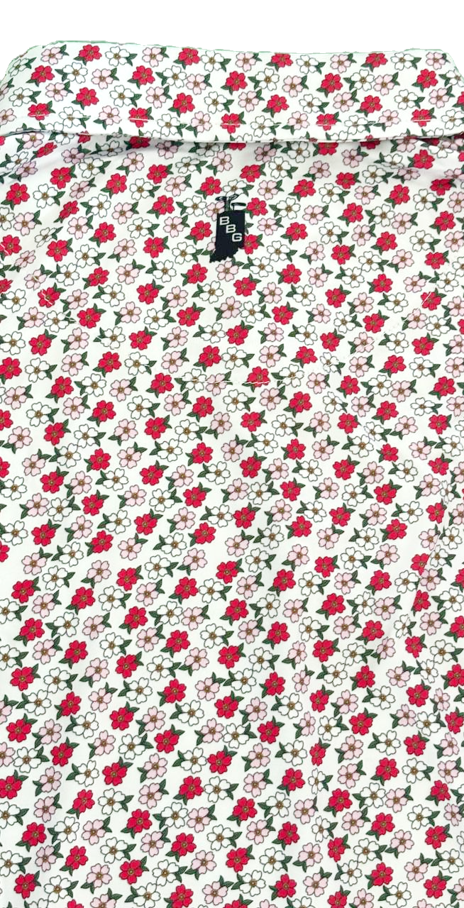 Men's Colored Peonies Polo image 3