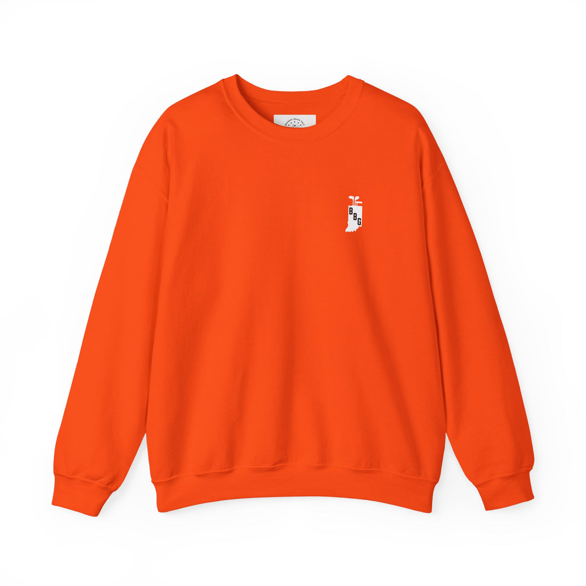 Primary White Logo Crewneck Sweatshirt