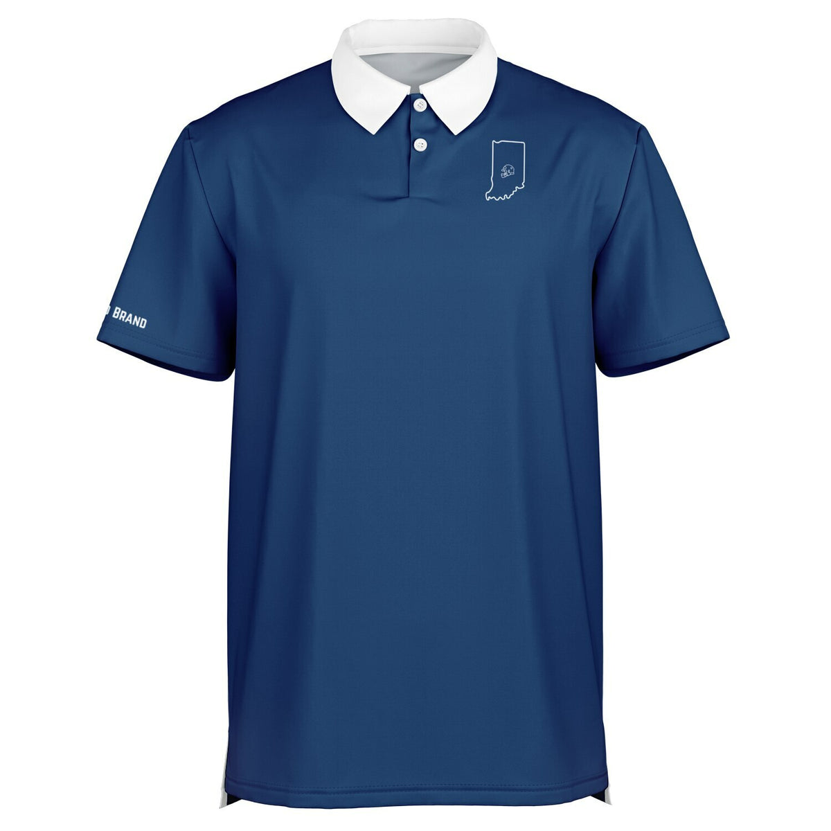 Men's Indpls. Football Simple Blue Polo