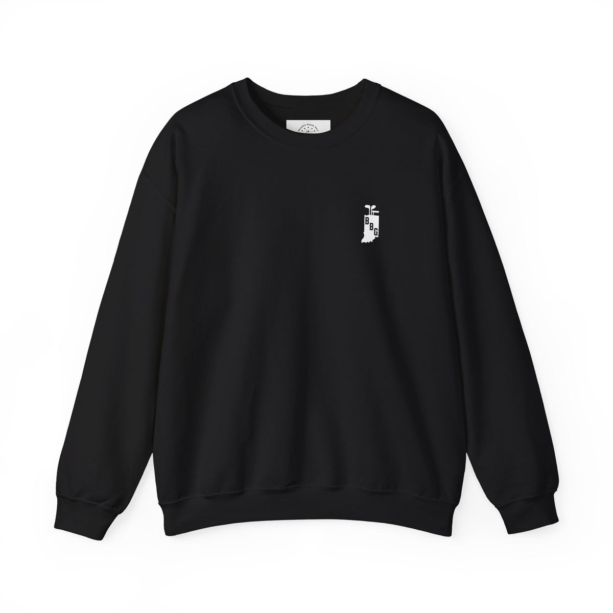 Primary White Logo Crewneck Sweatshirt