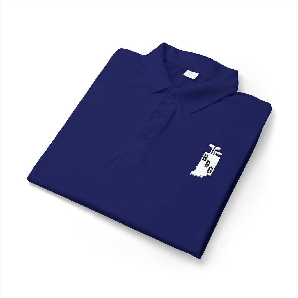 Men's Primary White Logo Polo
