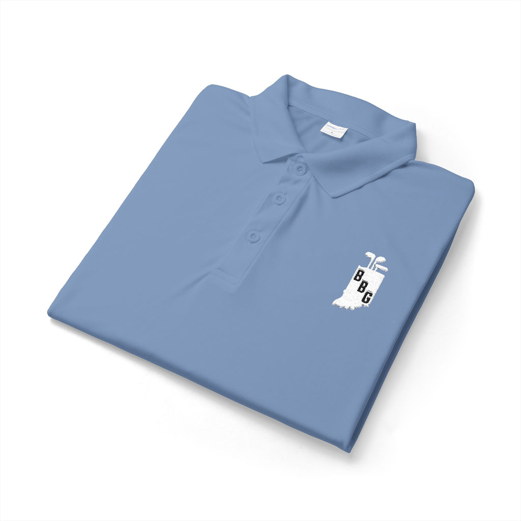 Men's Primary White Logo Polo