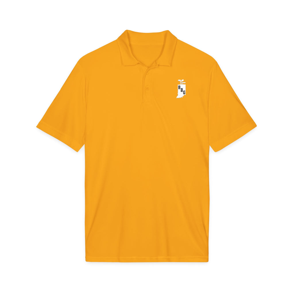 Men's Primary White Logo Polo