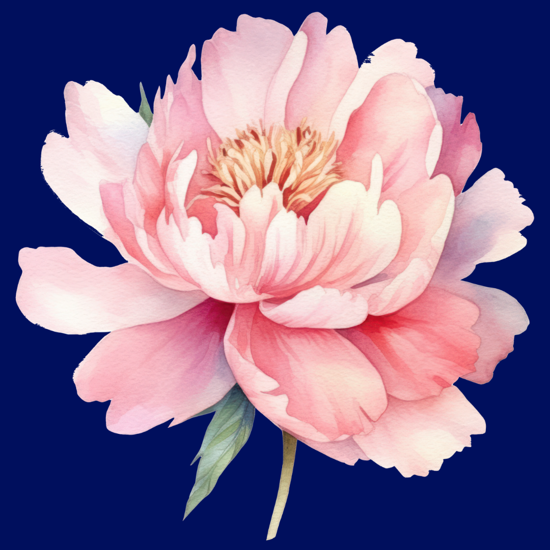 Men’s Peony + State Flag Polo