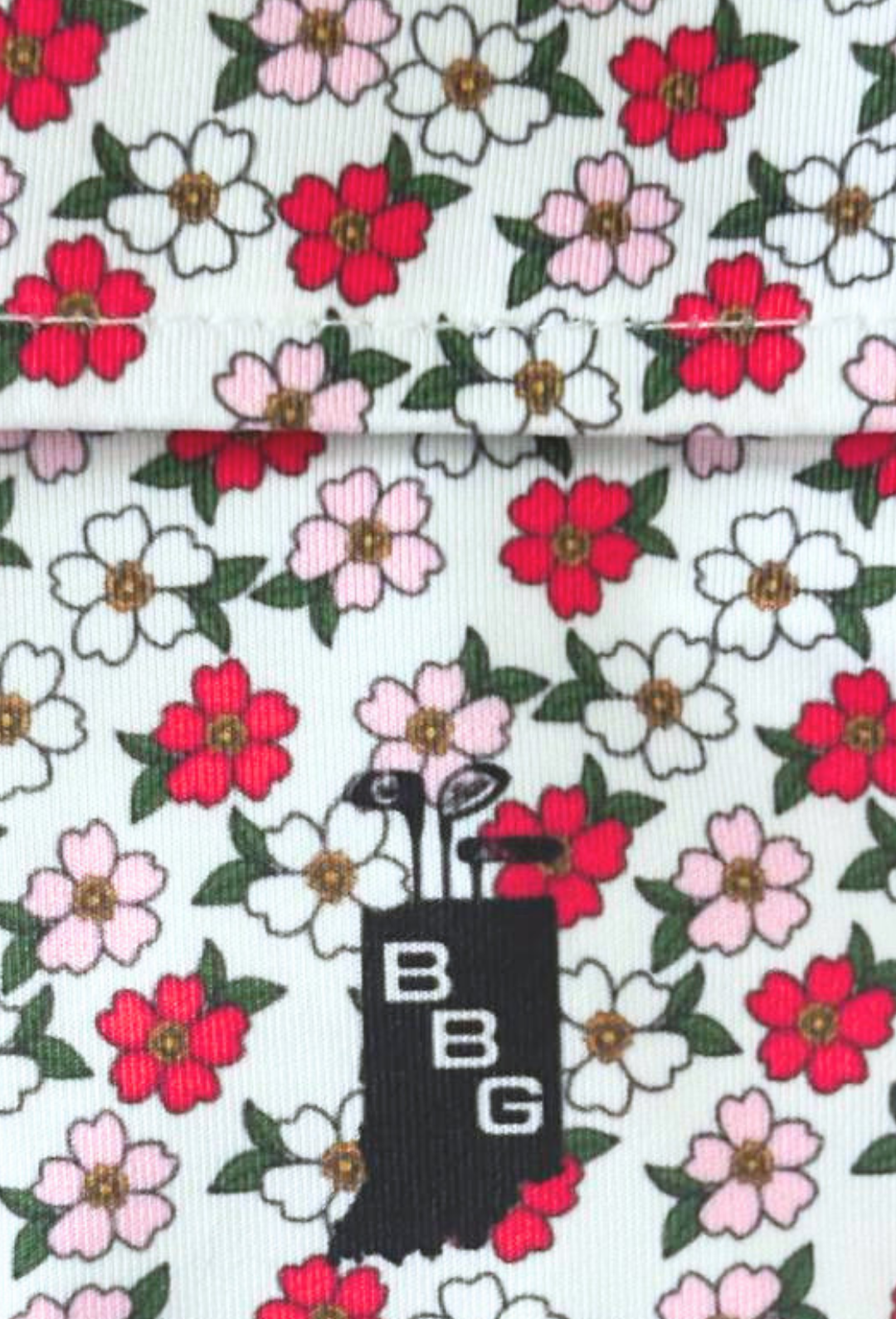 Women's Colored Peonies Polo