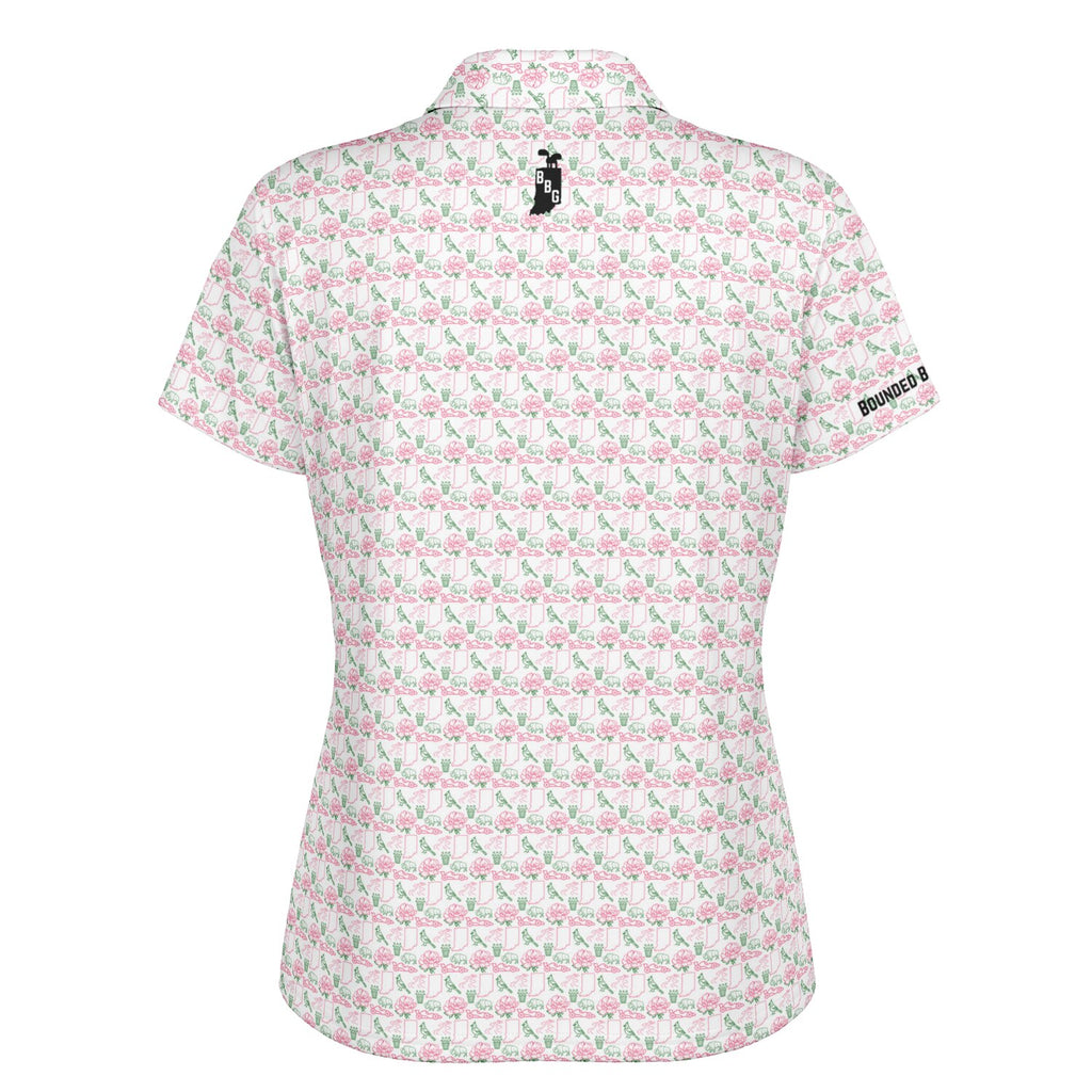 Women's Peony + Indiana Sleeved Polo 2.0