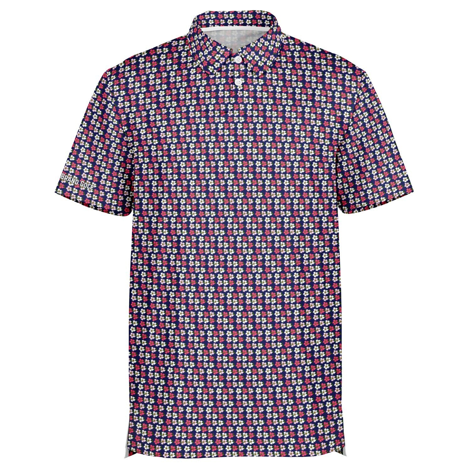 Men’s Colored Peonies + State Flag Polo