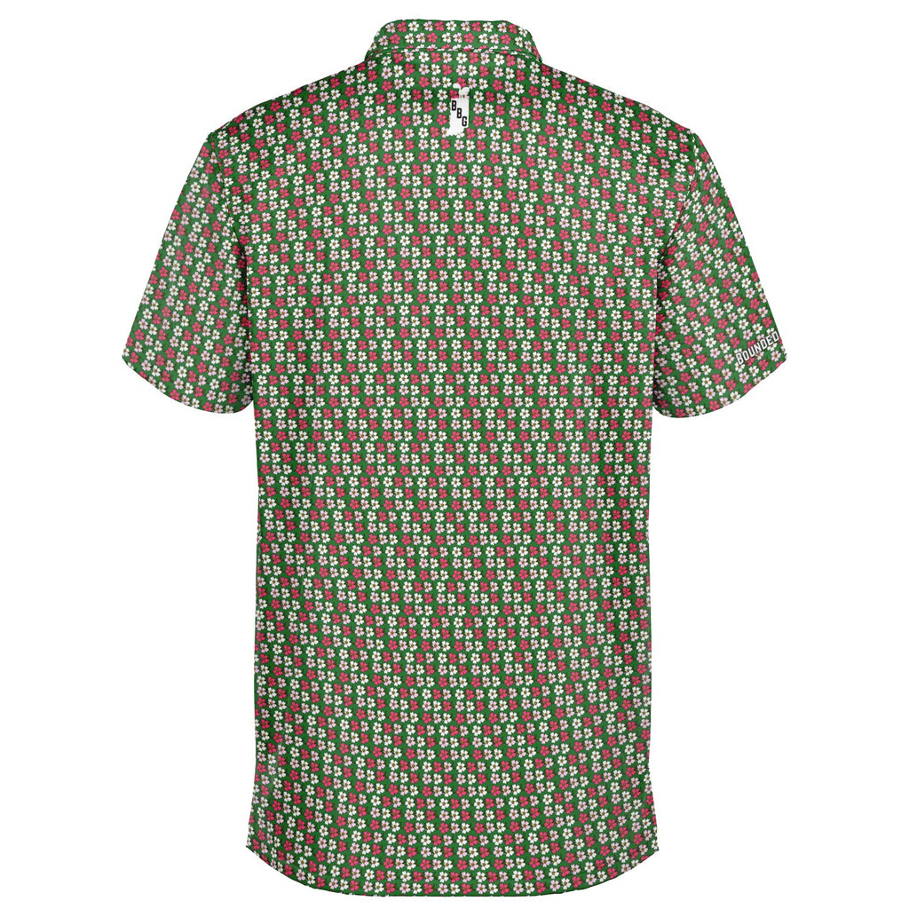 Men’s Colored Peonies + State Seal Polo
