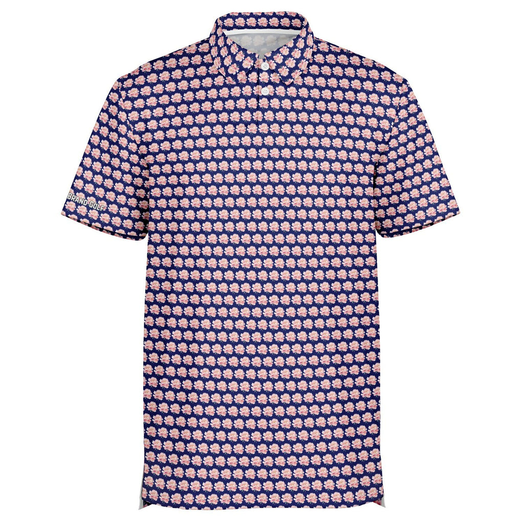Men’s Peony + State Flag Polo