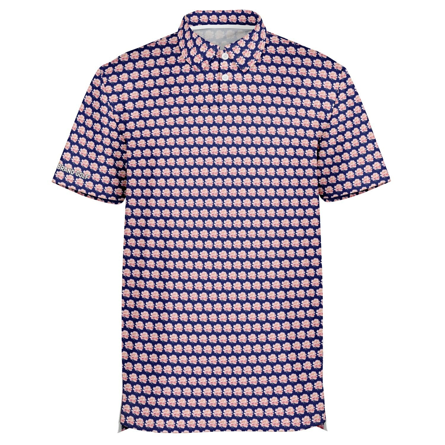 Men’s Peony + State Flag Polo